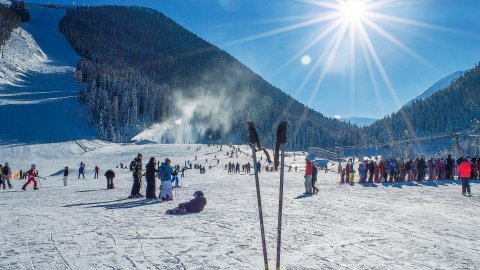 Bansko vom Gipfel bis ins Tal