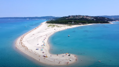 Schöner Strand Possidi, Kassandra